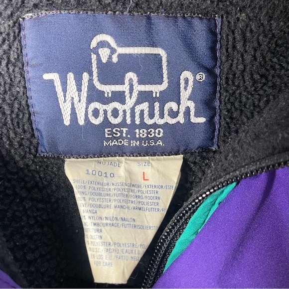 Vintage Woolrich Gore-Tex Coat. Large. Teal. - Picture 8 of 8